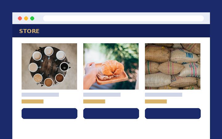 E-commerce storefront design